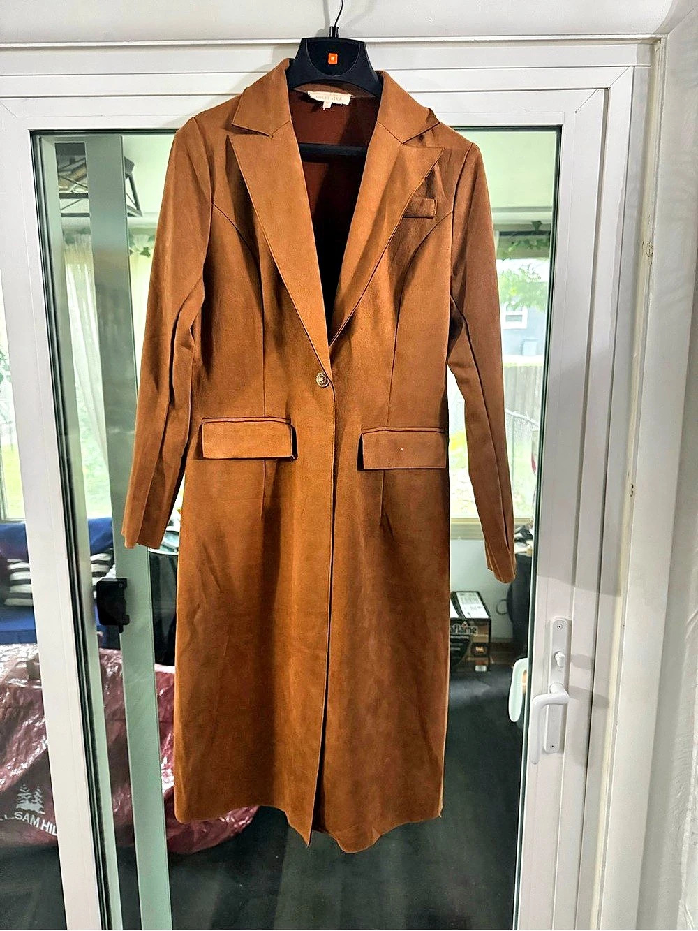 Solitaire Women's Brown Trench Coat Size Medium
